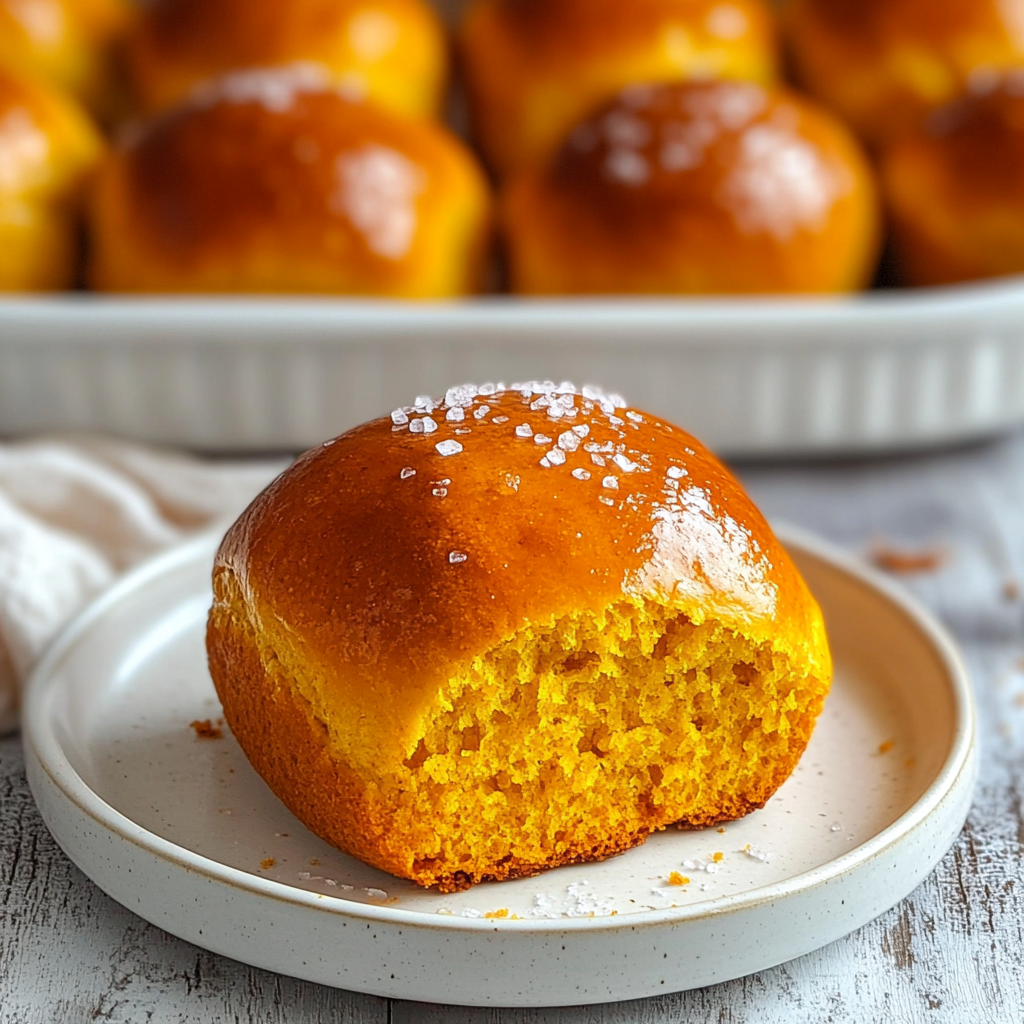 Pumpkin Bread Rolls Recipe