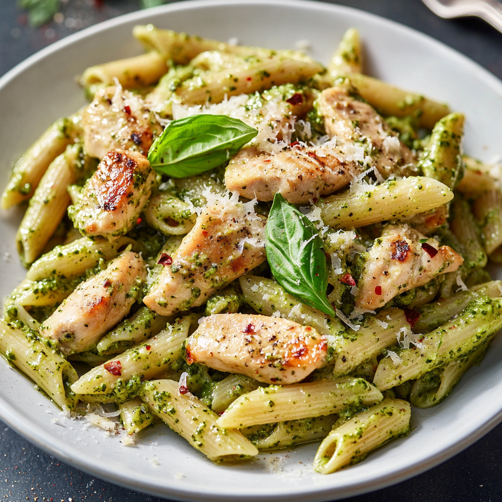 Chicken Pesto Pasta Recipe