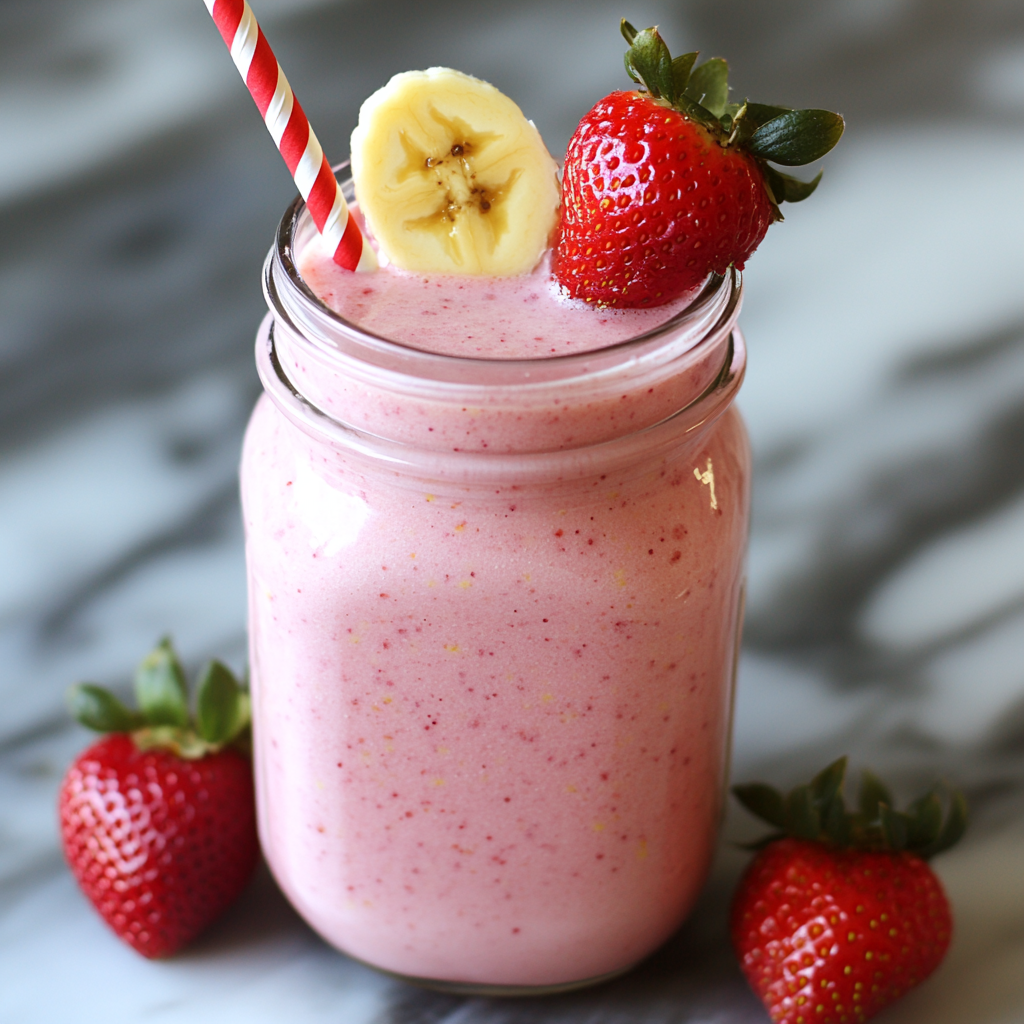 Strawberry Banana Smoothie Recipe