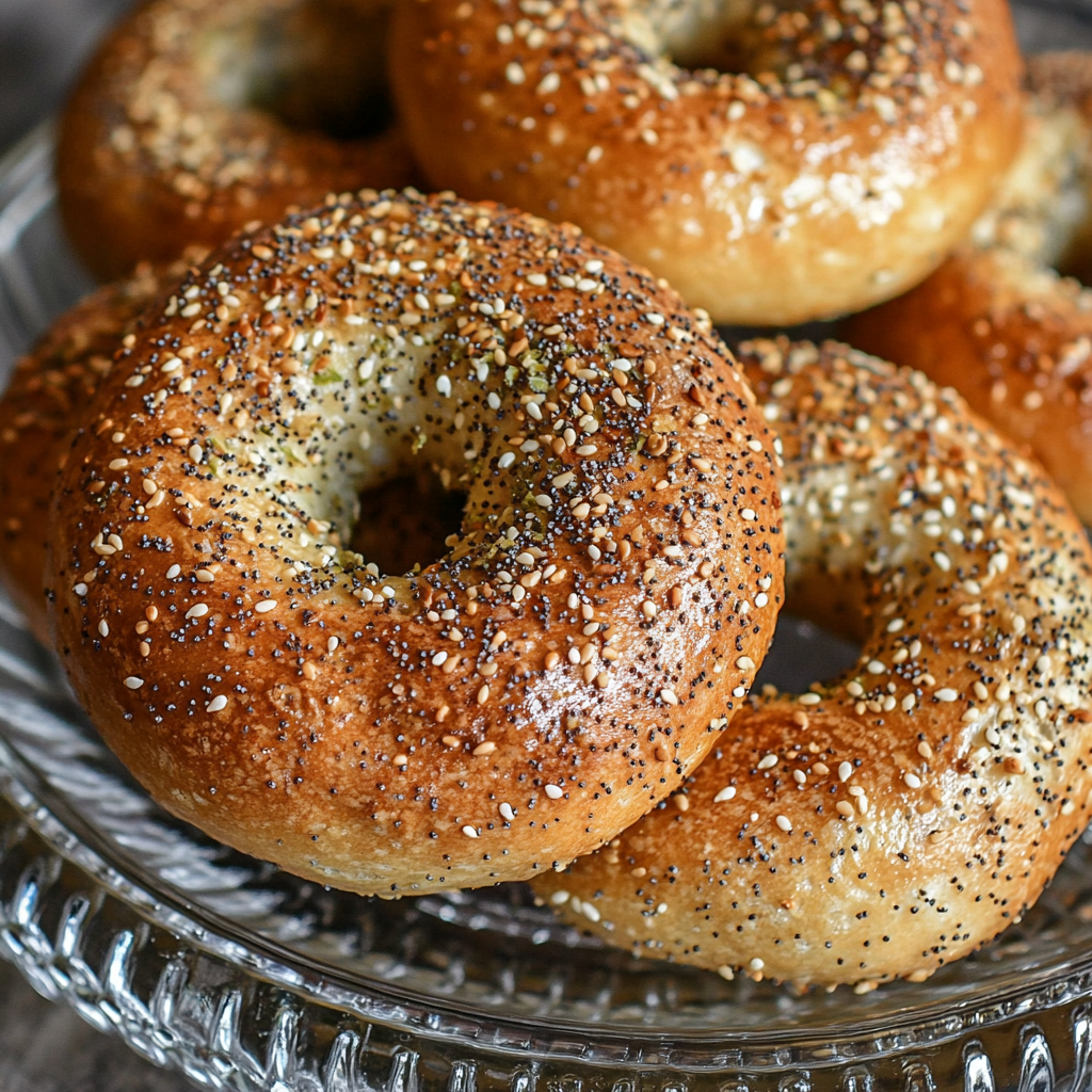 Zaatar Sourdough Bagels Recipe
