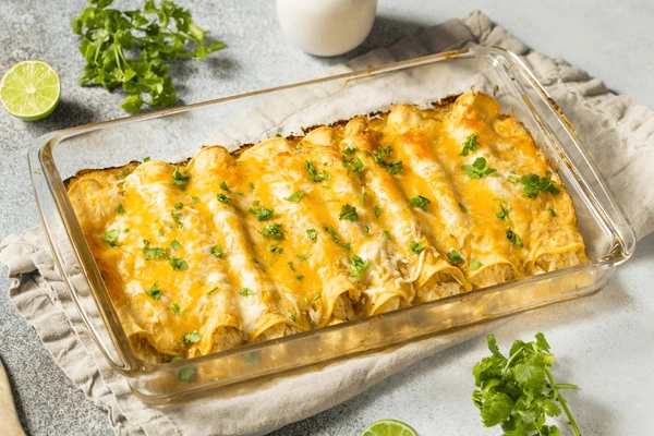 Sour Cream Chicken Enchilada Casserole recipe