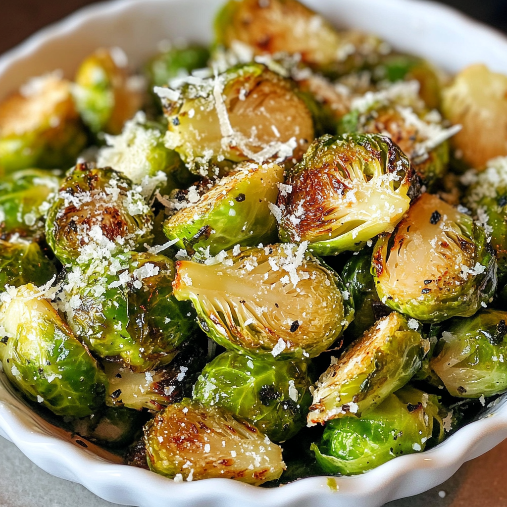 Crispy Air Fryer Brussels Sprouts