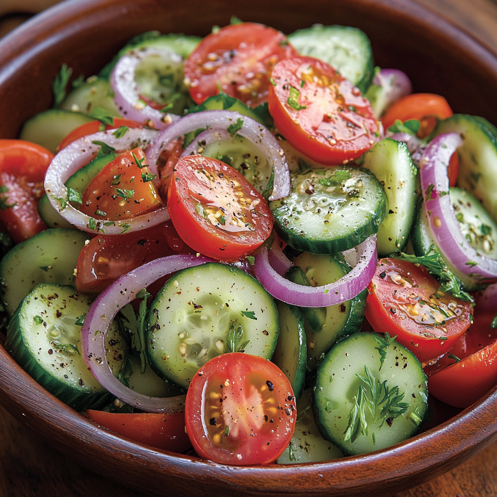 Cucumber Tomato Salad Recipe