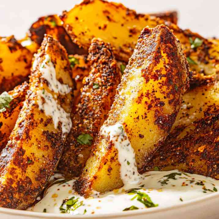 Baked potato wedges