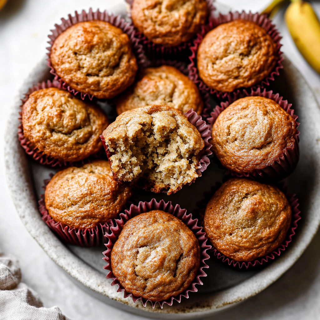 Banana Nut Muffins Recipe
