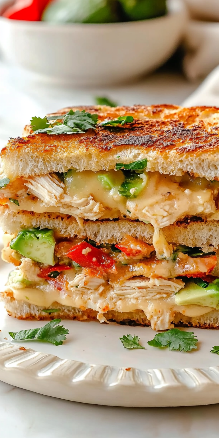 Chipotle Chicken Avocado Melt (Panera Copycat)