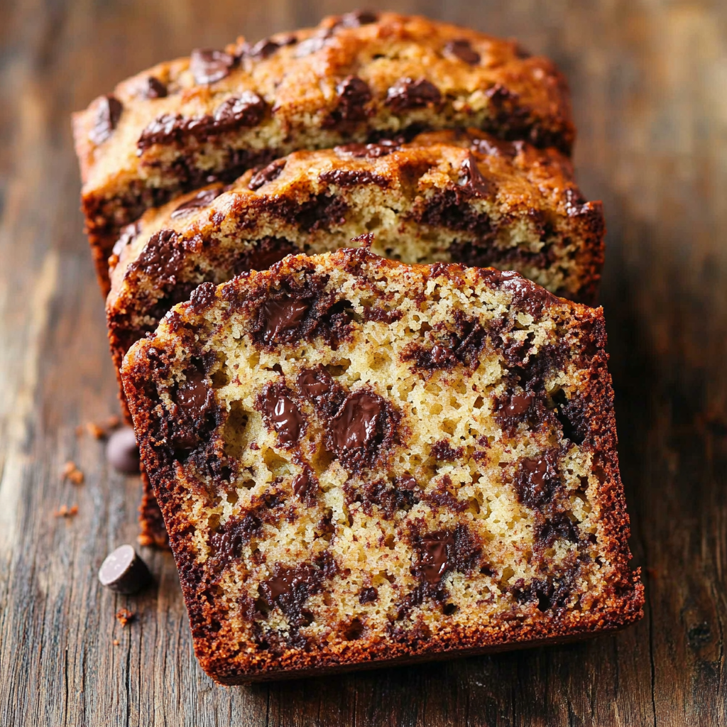 Chocolate Chip Banana Bread Recipe