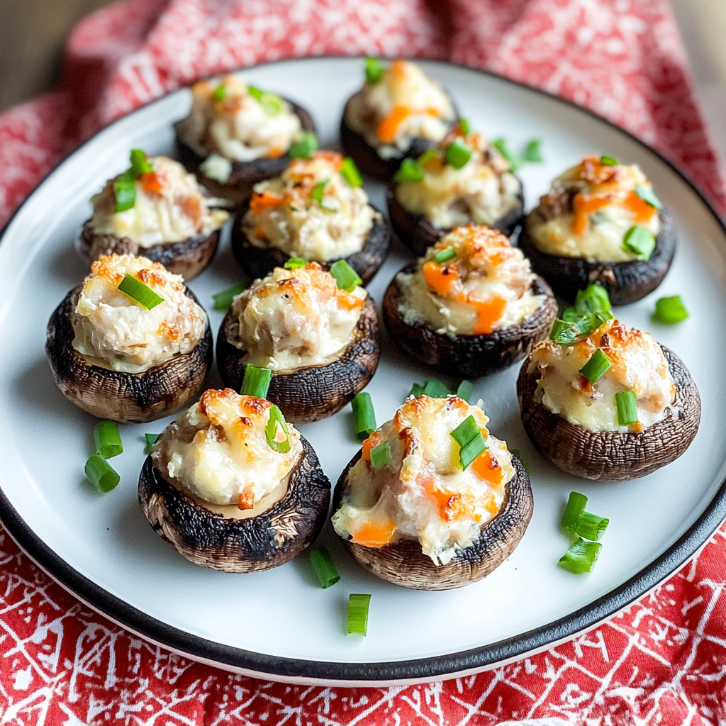 Crab Stuffed Mushrooms Recipe