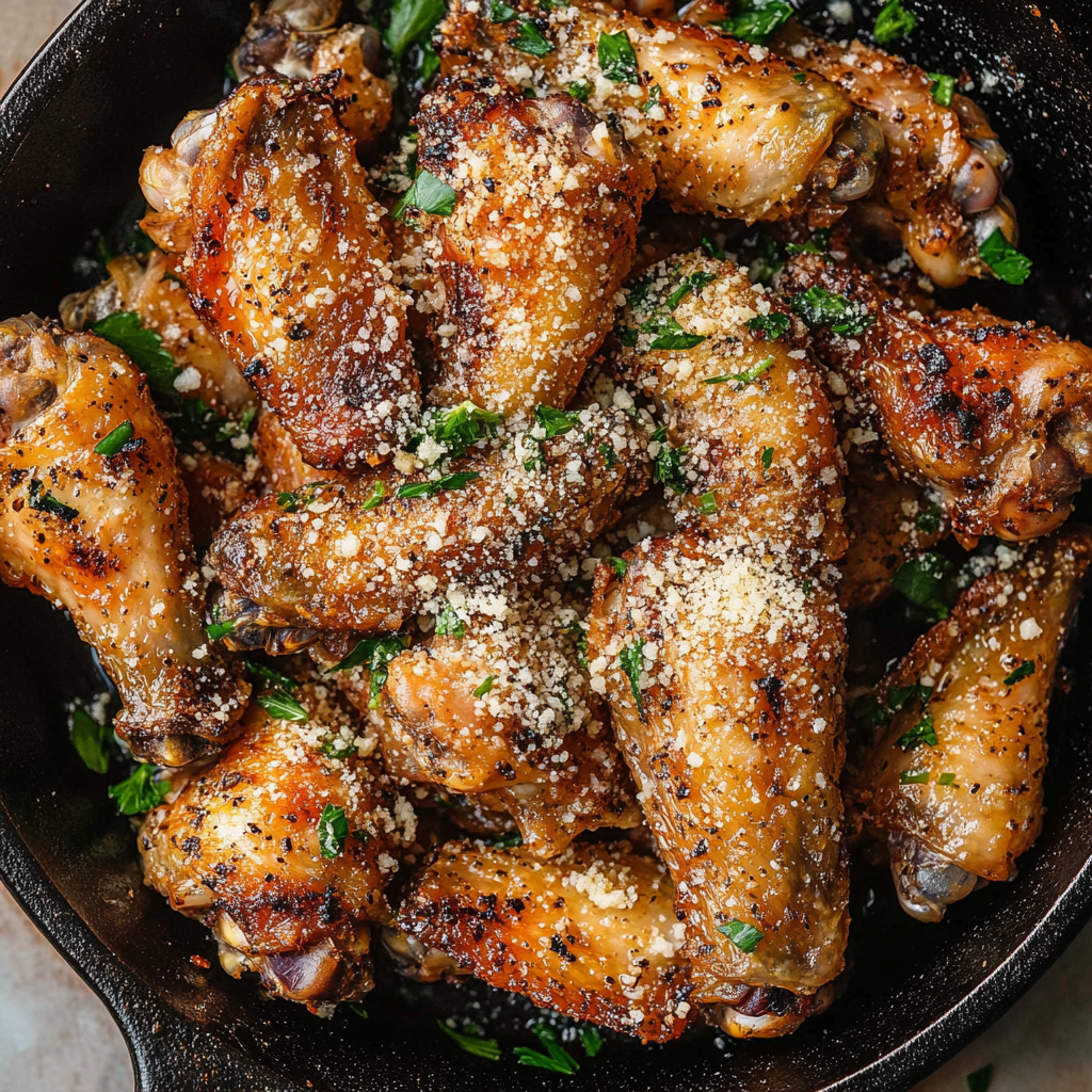 Garlic Parmesan Wings Recipe