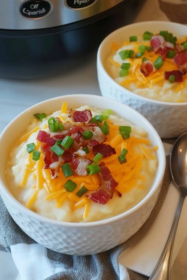 Easy Slow Cooker Potato Soup