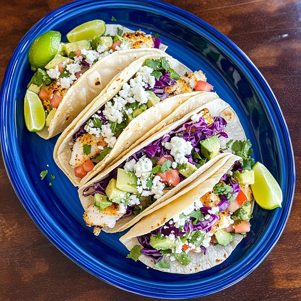 Fish Tacos Recipe with Best Fish Taco Sauce