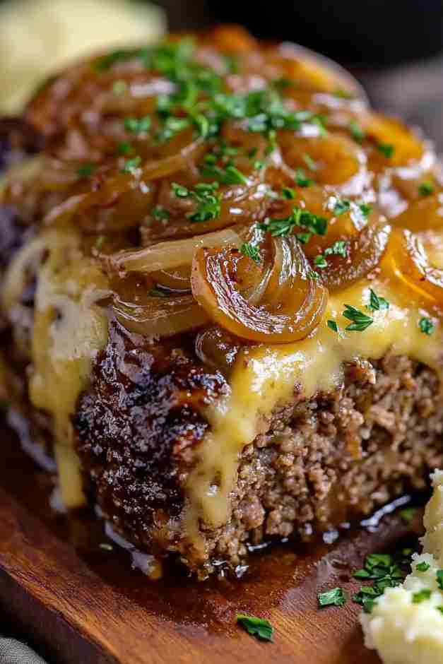 French Onion Meatloaf