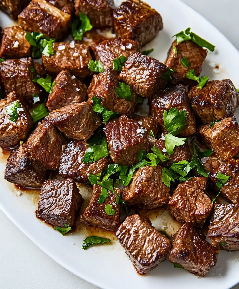 Garlic Butter Steak Bites Recipe