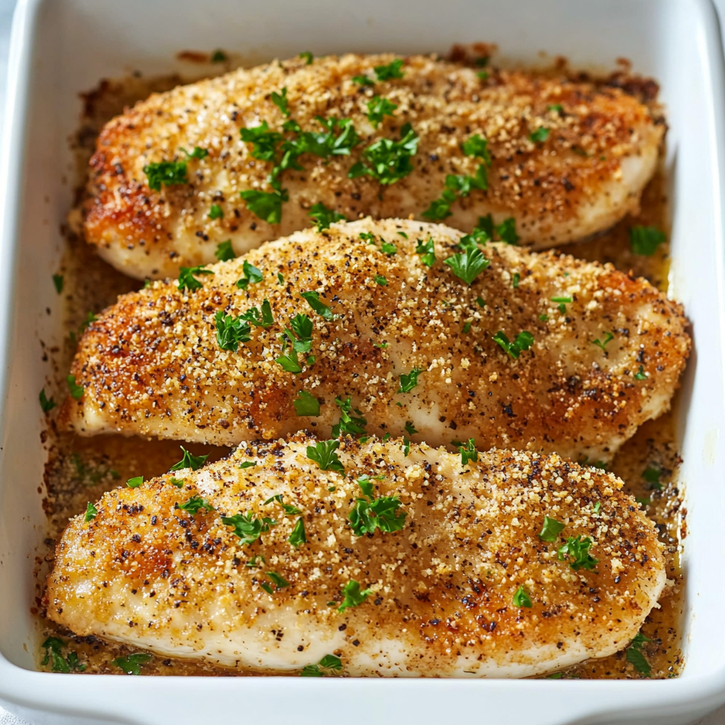 Baked Garlic Parmesan Chicken Recipe