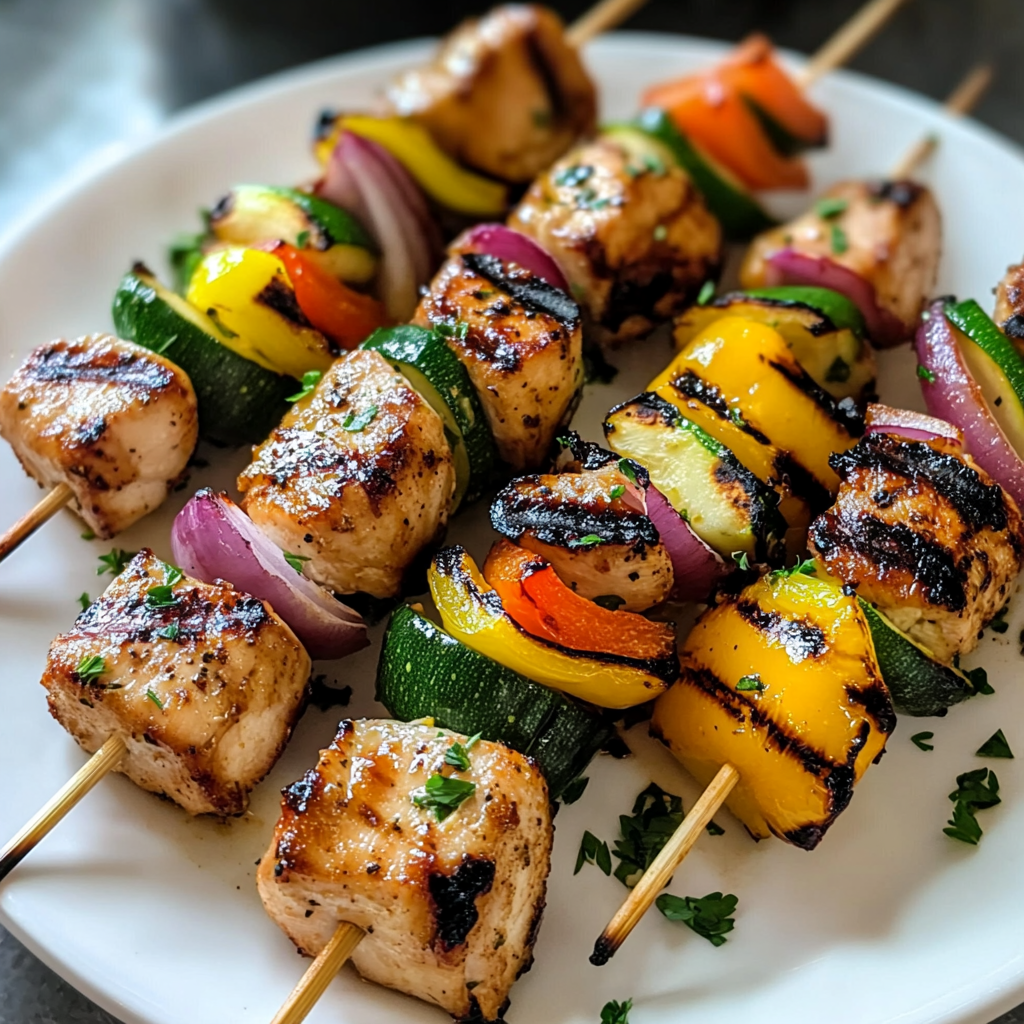 Grilled Chicken Kabobs
