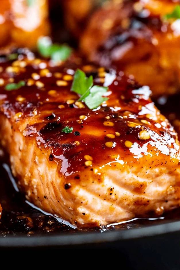 Honey garlic salmon