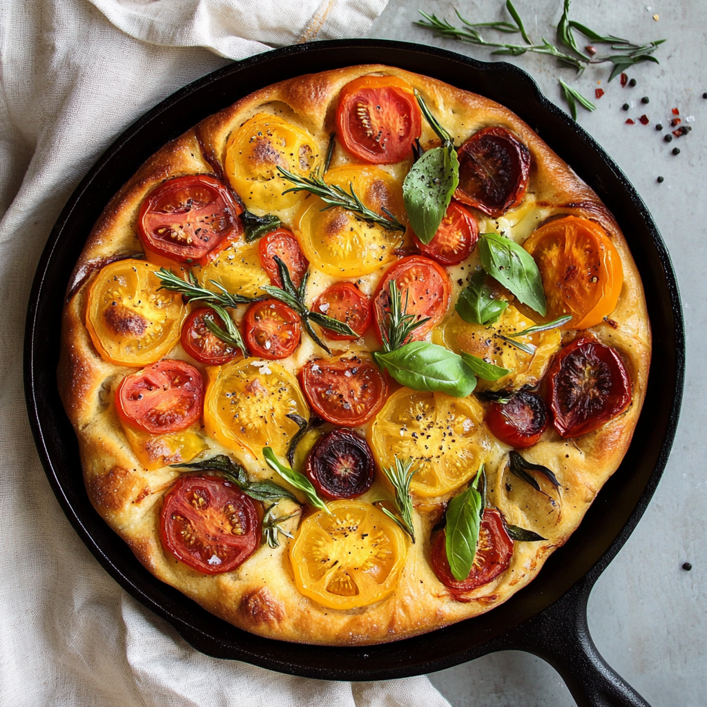 Italian Focaccia Bread Recipe