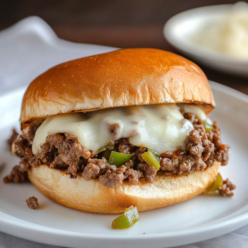 Philly Cheese Steak Sloppy Joes Recipe