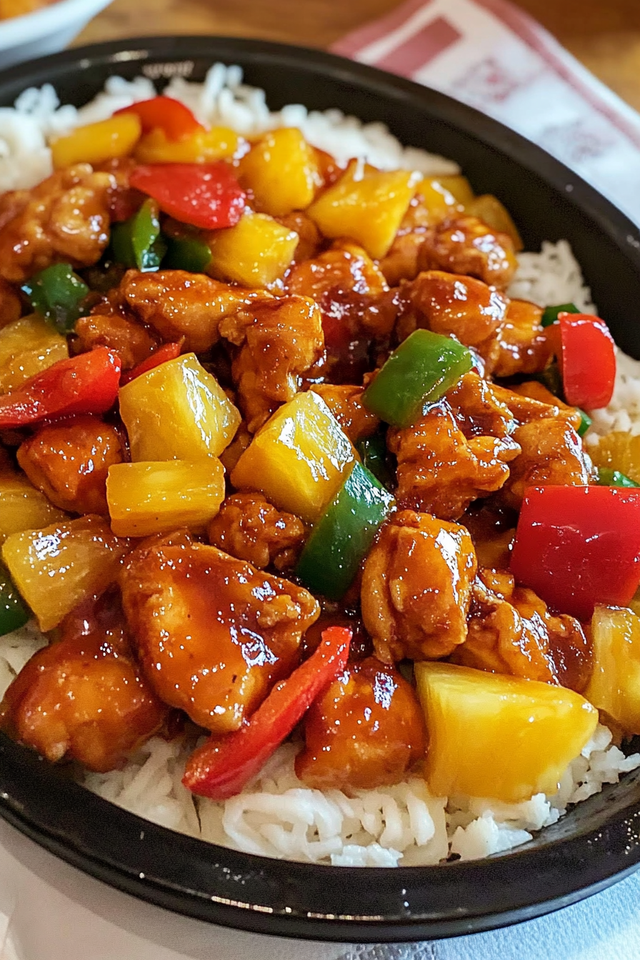 Sweet and Sour Chicken Recipe