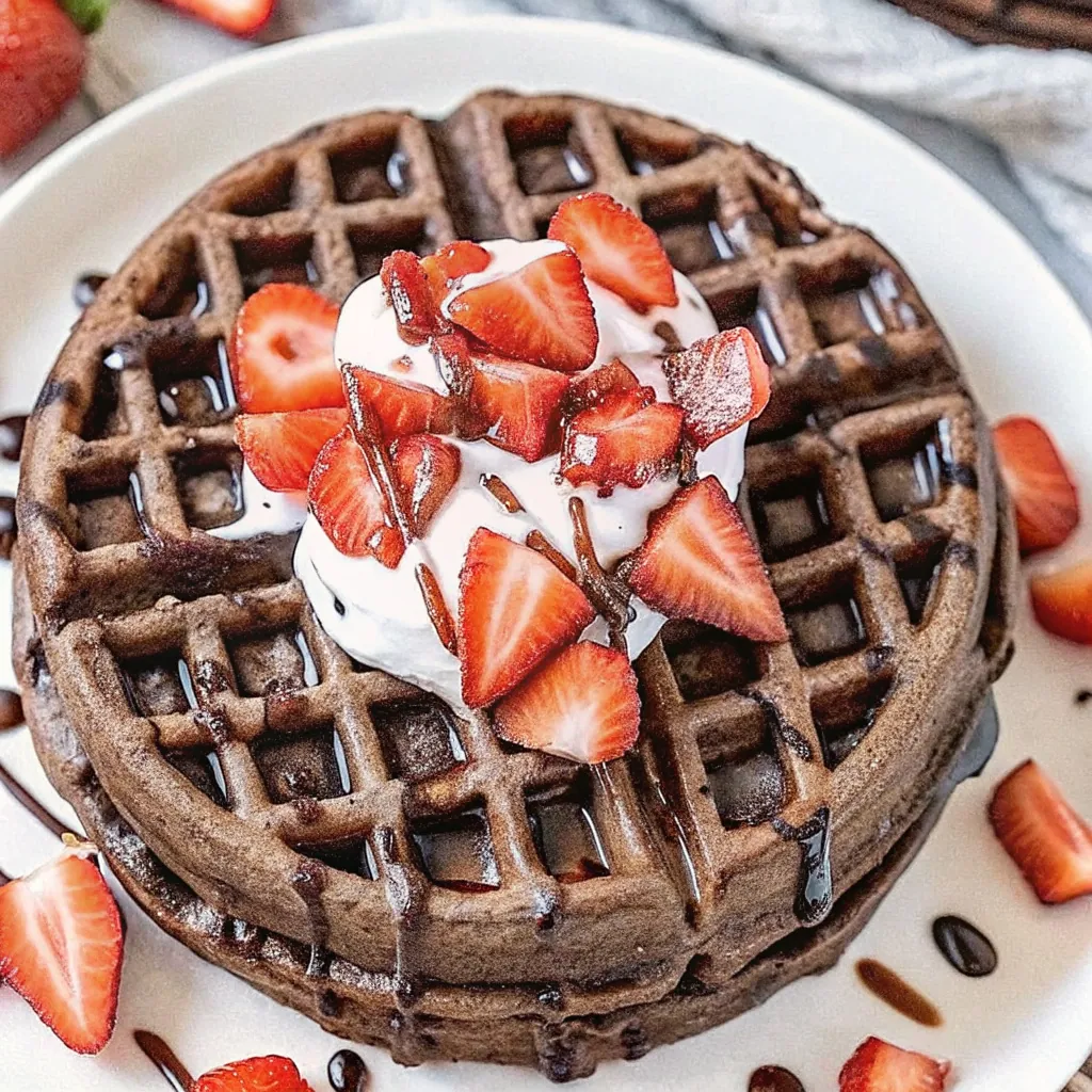 Chocolate Waffles in 30 Minutes