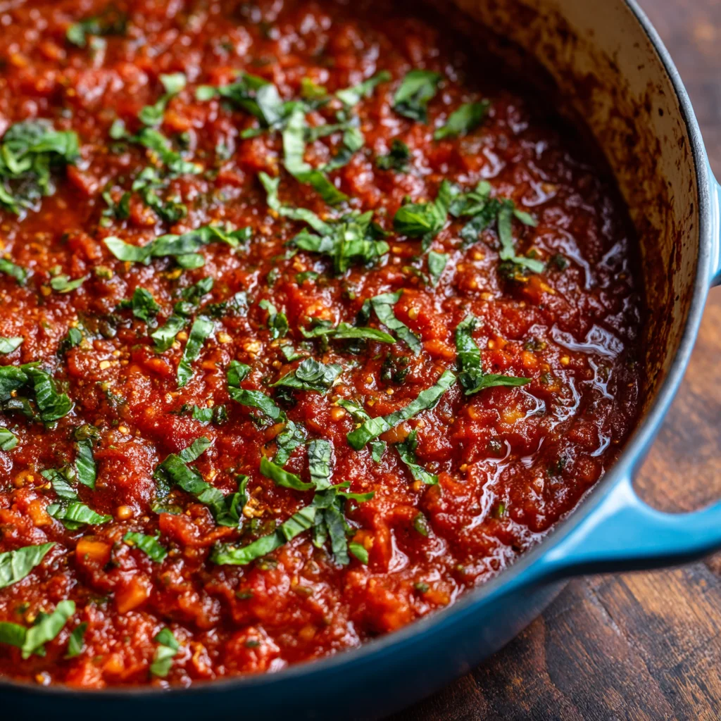 Spaghetti Sauce With Diced Tomatoes