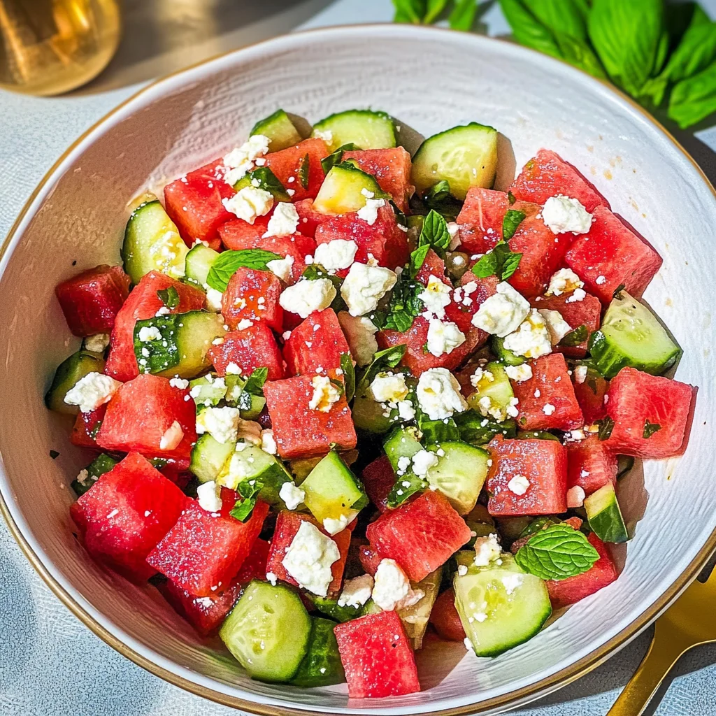 Watermelon Feta Salad Recipe