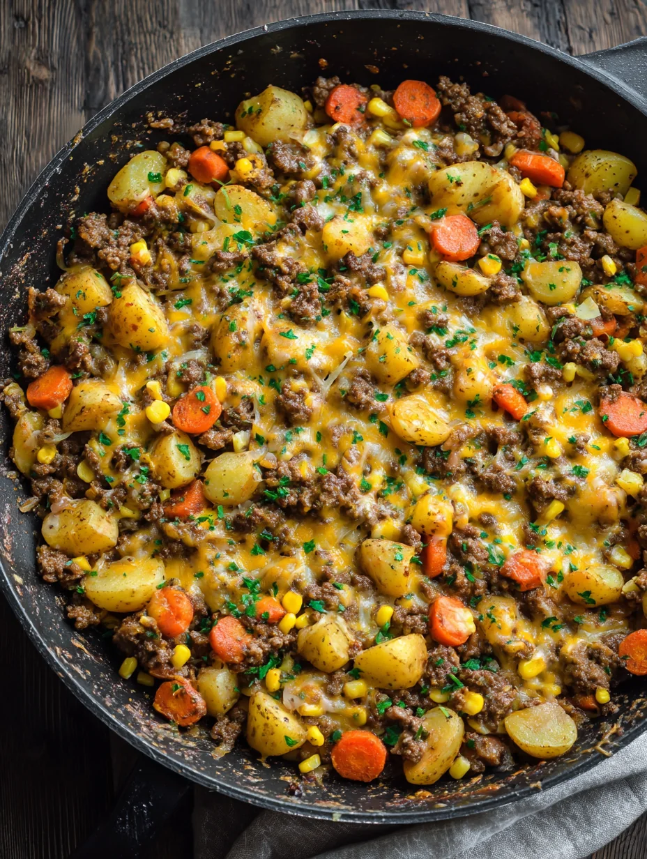 Beef and Potatoes Skillet