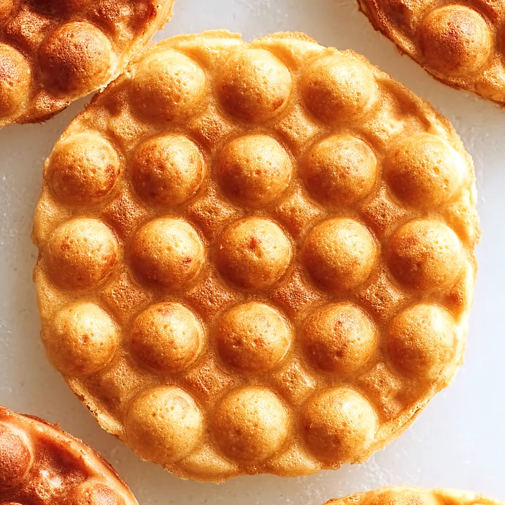 10-Minute Bubble Waffles